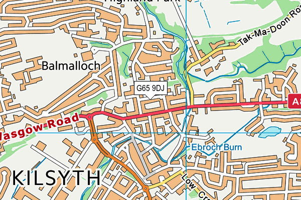 G65 9DJ map - OS VectorMap District (Ordnance Survey) G65 9DJ map - OS VectorMap District (Ordnance Survey)