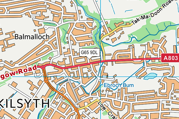 G65 9DL map - OS VectorMap District (Ordnance Survey) G65 9DL map - OS VectorMap District (Ordnance Survey)