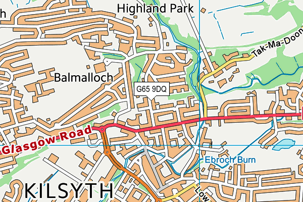 G65 9DQ map - OS VectorMap District (Ordnance Survey) G65 9DQ map - OS VectorMap District (Ordnance Survey)