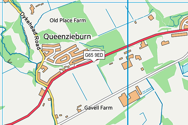 G65 9ED map - OS VectorMap District (Ordnance Survey) G65 9ED map - OS VectorMap District (Ordnance Survey)
