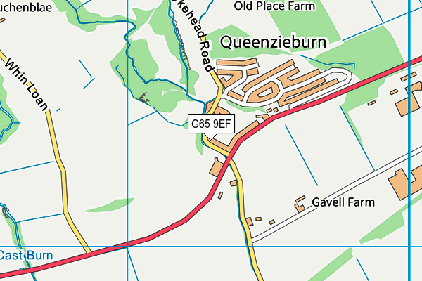 G65 9EF map - OS VectorMap District (Ordnance Survey) G65 9EF map - OS VectorMap District (Ordnance Survey)