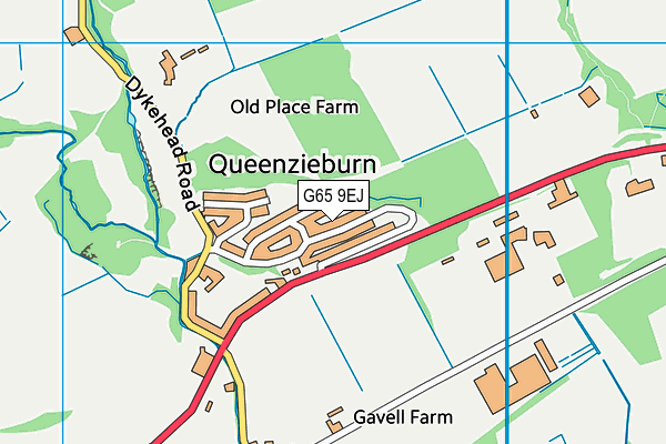 G65 9EJ map - OS VectorMap District (Ordnance Survey) G65 9EJ map - OS VectorMap District (Ordnance Survey)