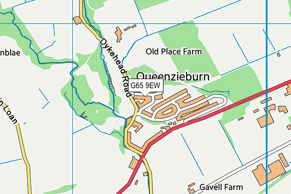 G65 9EW map - OS VectorMap District (Ordnance Survey) G65 9EW map - OS VectorMap District (Ordnance Survey)
