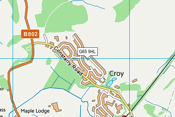 G65 9HL map - OS VectorMap District (Ordnance Survey) G65 9HL map - OS VectorMap District (Ordnance Survey)