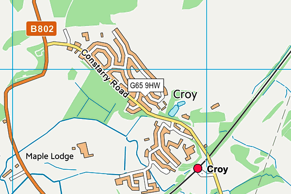 G65 9HW map - OS VectorMap District (Ordnance Survey) G65 9HW map - OS VectorMap District (Ordnance Survey)