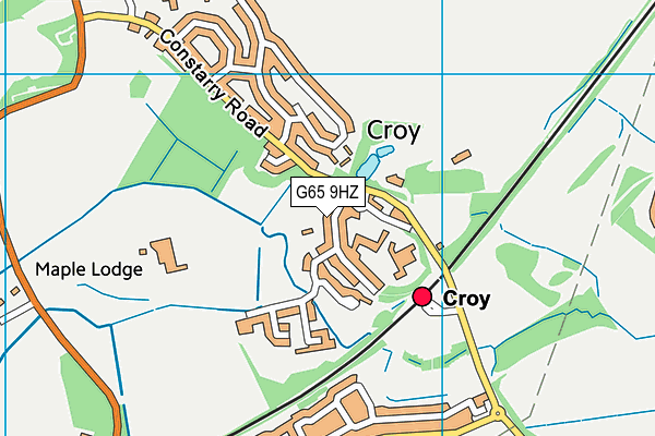 G65 9HZ map - OS VectorMap District (Ordnance Survey) G65 9HZ map - OS VectorMap District (Ordnance Survey)