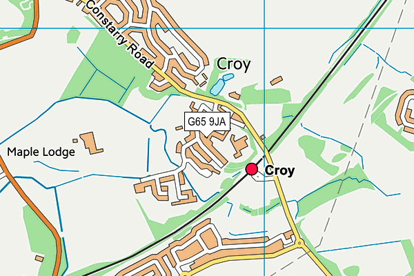 G65 9JA map - OS VectorMap District (Ordnance Survey) G65 9JA map - OS VectorMap District (Ordnance Survey)