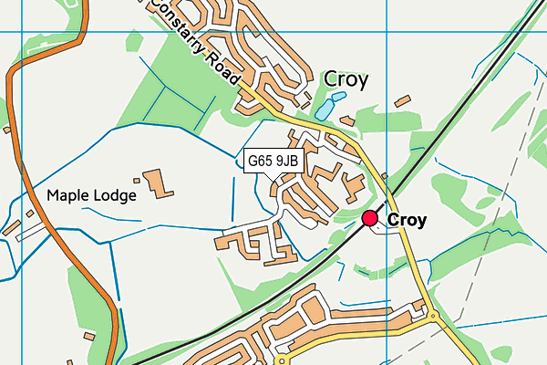 G65 9JB map - OS VectorMap District (Ordnance Survey) G65 9JB map - OS VectorMap District (Ordnance Survey)