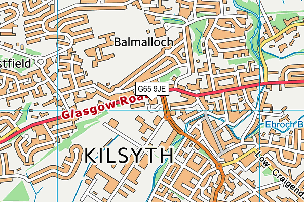 G65 9JE map - OS VectorMap District (Ordnance Survey) G65 9JE map - OS VectorMap District (Ordnance Survey)