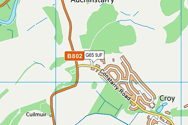 G65 9JF map - OS VectorMap District (Ordnance Survey) G65 9JF map - OS VectorMap District (Ordnance Survey)