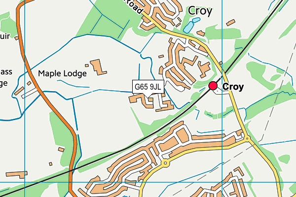 G65 9JL map - OS VectorMap District (Ordnance Survey) G65 9JL map - OS VectorMap District (Ordnance Survey)
