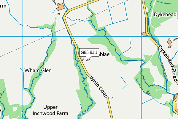 G65 9JU map - OS VectorMap District (Ordnance Survey) G65 9JU map - OS VectorMap District (Ordnance Survey)