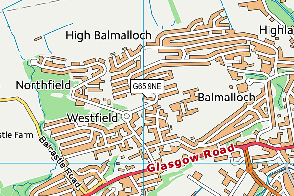 G65 9NE map - OS VectorMap District (Ordnance Survey) G65 9NE map - OS VectorMap District (Ordnance Survey)