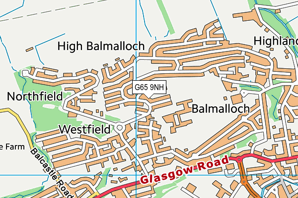 G65 9NH map - OS VectorMap District (Ordnance Survey) G65 9NH map - OS VectorMap District (Ordnance Survey)