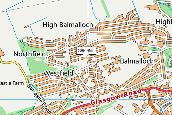 G65 9NL map - OS VectorMap District (Ordnance Survey) G65 9NL map - OS VectorMap District (Ordnance Survey)