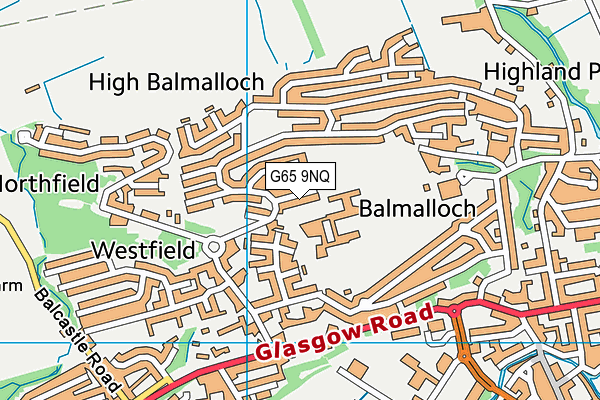 G65 9NQ map - OS VectorMap District (Ordnance Survey) G65 9NQ map - OS VectorMap District (Ordnance Survey)