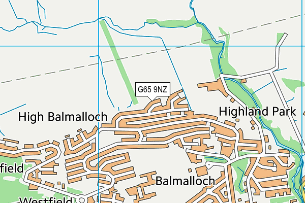 G65 9NZ map - OS VectorMap District (Ordnance Survey) G65 9NZ map - OS VectorMap District (Ordnance Survey)