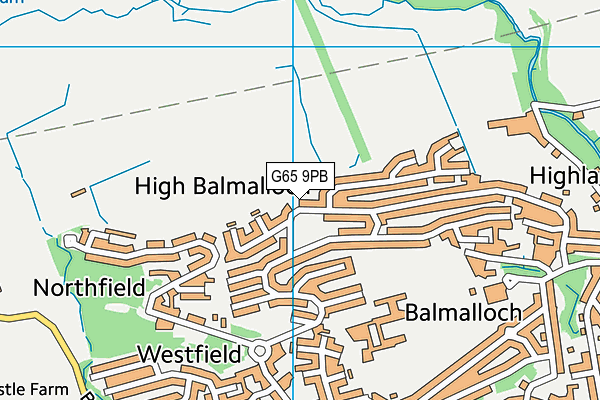 G65 9PB map - OS VectorMap District (Ordnance Survey) G65 9PB map - OS VectorMap District (Ordnance Survey)