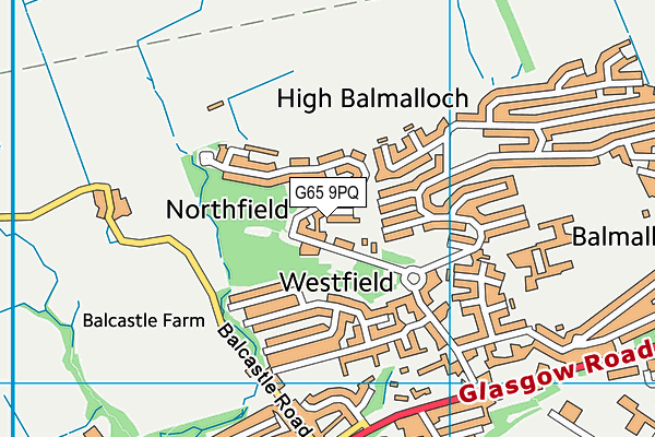 G65 9PQ map - OS VectorMap District (Ordnance Survey) G65 9PQ map - OS VectorMap District (Ordnance Survey)