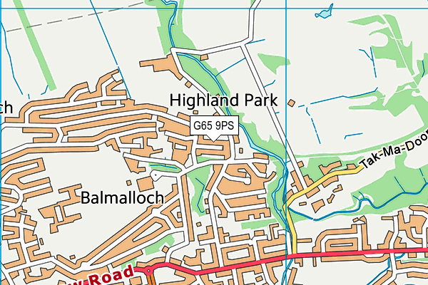 G65 9PS map - OS VectorMap District (Ordnance Survey) G65 9PS map - OS VectorMap District (Ordnance Survey)
