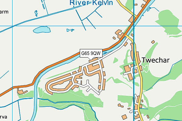 G65 9QW map - OS VectorMap District (Ordnance Survey) G65 9QW map - OS VectorMap District (Ordnance Survey)