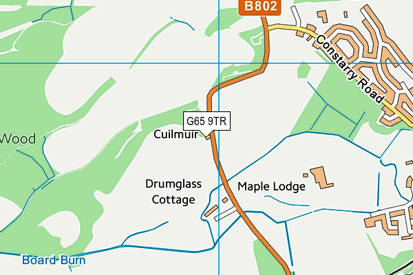 G65 9TR map - OS VectorMap District (Ordnance Survey) G65 9TR map - OS VectorMap District (Ordnance Survey)