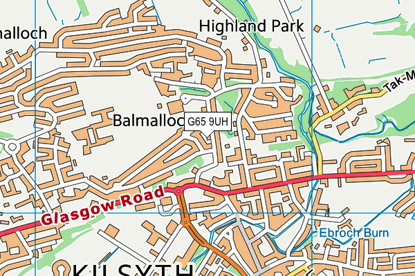 G65 9UH map - OS VectorMap District (Ordnance Survey) G65 9UH map - OS VectorMap District (Ordnance Survey)