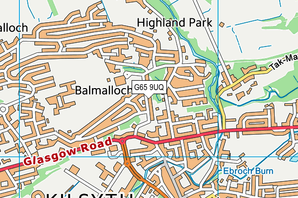 G65 9UQ map - OS VectorMap District (Ordnance Survey) G65 9UQ map - OS VectorMap District (Ordnance Survey)