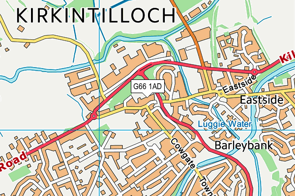 G66 1AD map - OS VectorMap District (Ordnance Survey) G66 1AD map - OS VectorMap District (Ordnance Survey)
