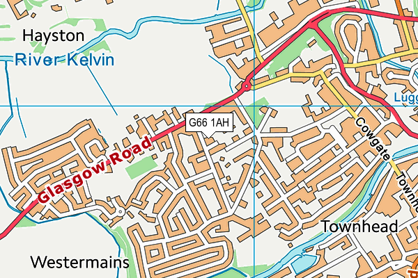 G66 1AH map - OS VectorMap District (Ordnance Survey) G66 1AH map - OS VectorMap District (Ordnance Survey)