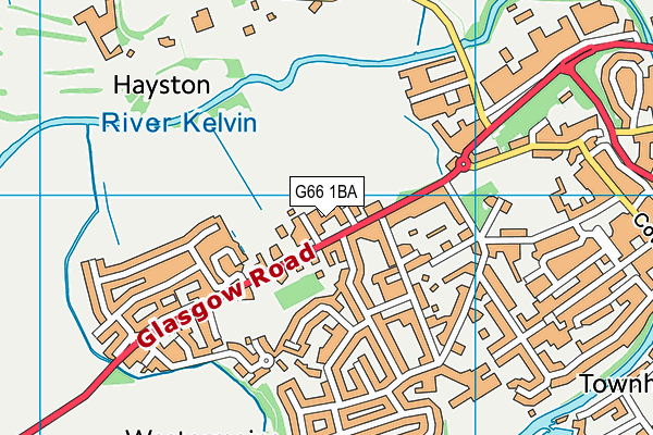 G66 1BA map - OS VectorMap District (Ordnance Survey) G66 1BA map - OS VectorMap District (Ordnance Survey)