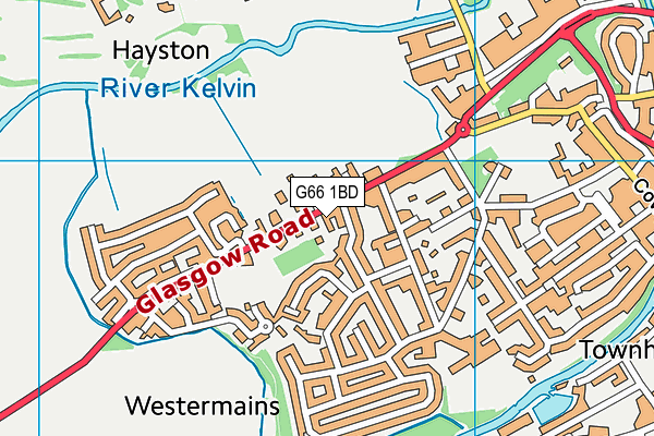 G66 1BD map - OS VectorMap District (Ordnance Survey) G66 1BD map - OS VectorMap District (Ordnance Survey)