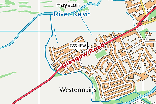 G66 1BW map - OS VectorMap District (Ordnance Survey) G66 1BW map - OS VectorMap District (Ordnance Survey)