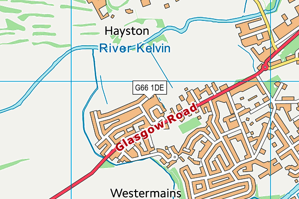 G66 1DE map - OS VectorMap District (Ordnance Survey) G66 1DE map - OS VectorMap District (Ordnance Survey)