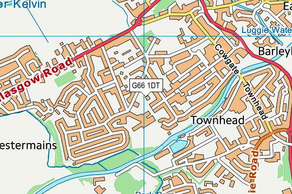 G66 1DT map - OS VectorMap District (Ordnance Survey) G66 1DT map - OS VectorMap District (Ordnance Survey)
