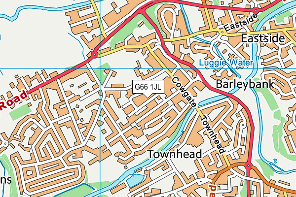 G66 1JL map - OS VectorMap District (Ordnance Survey) G66 1JL map - OS VectorMap District (Ordnance Survey)