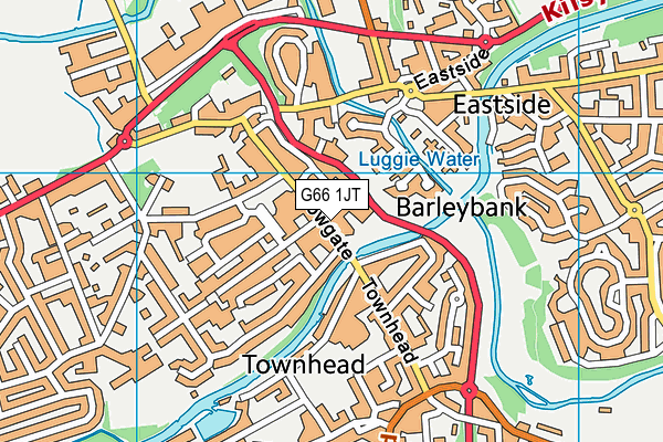 G66 1JT map - OS VectorMap District (Ordnance Survey) G66 1JT map - OS VectorMap District (Ordnance Survey)