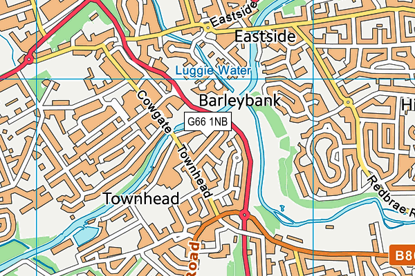 G66 1NB map - OS VectorMap District (Ordnance Survey) G66 1NB map - OS VectorMap District (Ordnance Survey)