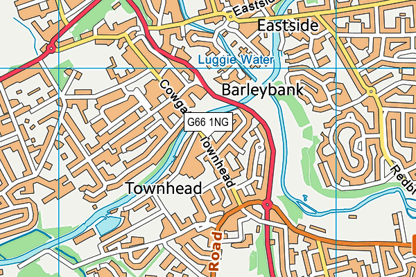 G66 1NG map - OS VectorMap District (Ordnance Survey) G66 1NG map - OS VectorMap District (Ordnance Survey)