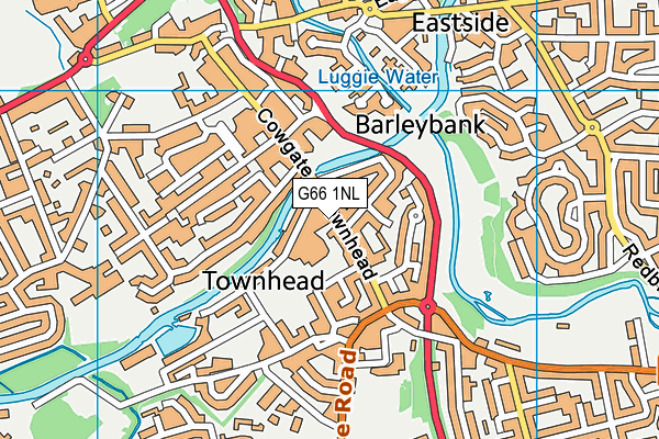 G66 1NL map - OS VectorMap District (Ordnance Survey) G66 1NL map - OS VectorMap District (Ordnance Survey)