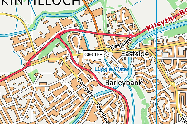 G66 1PH map - OS VectorMap District (Ordnance Survey) G66 1PH map - OS VectorMap District (Ordnance Survey)