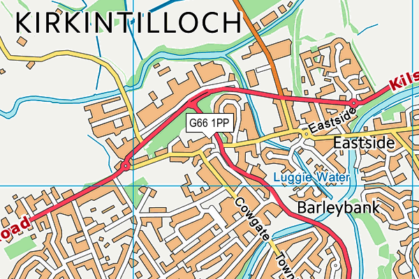 G66 1PP map - OS VectorMap District (Ordnance Survey) G66 1PP map - OS VectorMap District (Ordnance Survey)
