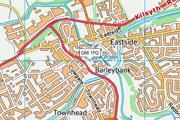 G66 1PQ map - OS VectorMap District (Ordnance Survey) G66 1PQ map - OS VectorMap District (Ordnance Survey)