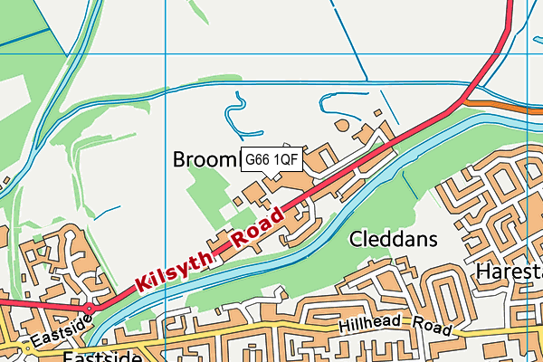 G66 1QF map - OS VectorMap District (Ordnance Survey) G66 1QF map - OS VectorMap District (Ordnance Survey)