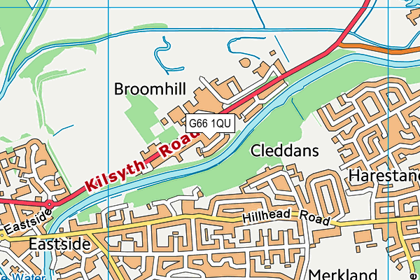G66 1QU map - OS VectorMap District (Ordnance Survey) G66 1QU map - OS VectorMap District (Ordnance Survey)