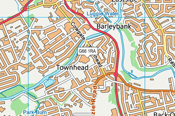 G66 1RA map - OS VectorMap District (Ordnance Survey) G66 1RA map - OS VectorMap District (Ordnance Survey)