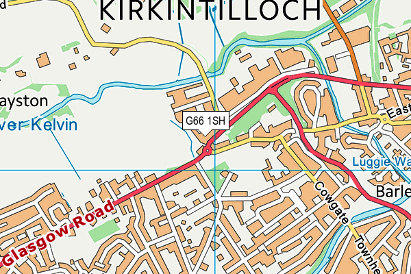 G66 1SH map - OS VectorMap District (Ordnance Survey) G66 1SH map - OS VectorMap District (Ordnance Survey)