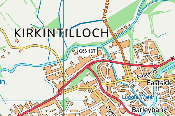 G66 1ST map - OS VectorMap District (Ordnance Survey) G66 1ST map - OS VectorMap District (Ordnance Survey)