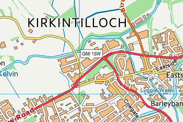 G66 1SW map - OS VectorMap District (Ordnance Survey) G66 1SW map - OS VectorMap District (Ordnance Survey)