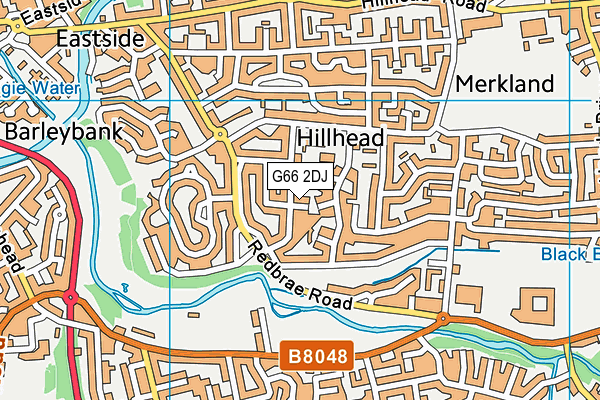 G66 2DJ map - OS VectorMap District (Ordnance Survey) G66 2DJ map - OS VectorMap District (Ordnance Survey)